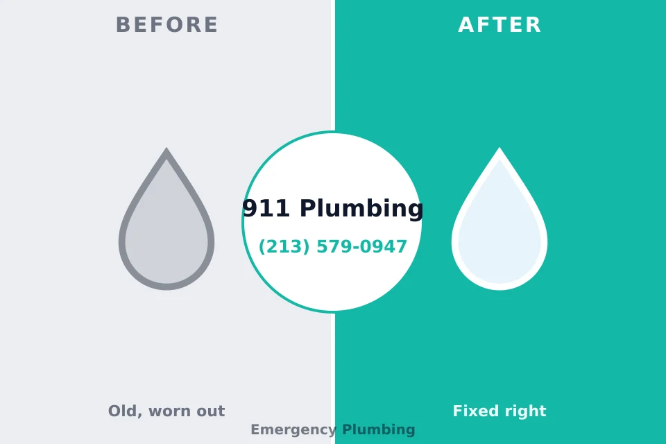 Before and after: plumbing company Sidney, NE